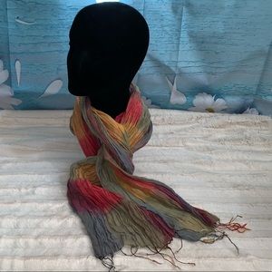 Multi-Color Dyed Scarf